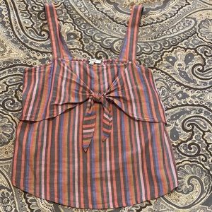 Madewell Tank with Bow, size 4